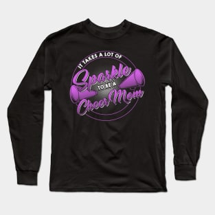 Cheer Mom Cheerleader Cheerleading Mother Gift Long Sleeve T-Shirt